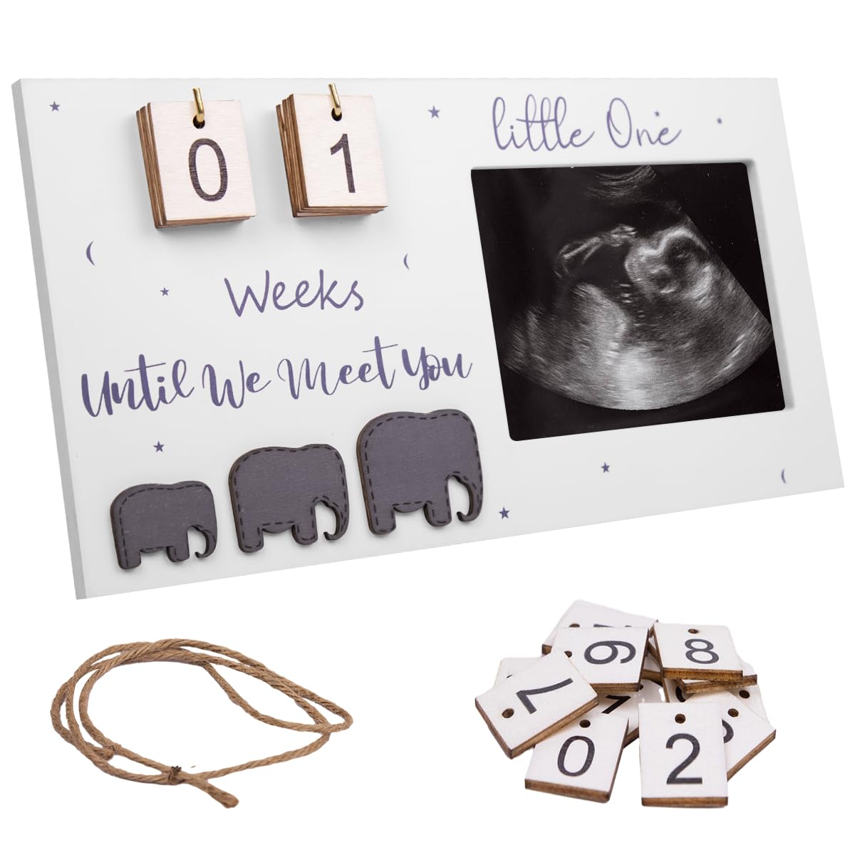 SNOWIE SOFT® Baby Photo Frame Ultrasound Picture Frame Sonogram Keepsake Frame, Pregnancy Gifts for First Time Mom, Baby Shower Gifts Baby Sonogram Wood Photo Frame Newborn Gifts for Expectant Mother SNOWIE SOFT® Baby Photo Frame Ultrasound Picture Frame Sonogram Keepsake Frame, Pregnancy Gifts for First Time Mom, Baby Shower Gifts Baby Sonogram Wood Photo Frame Newborn Gifts for Expectant Mother